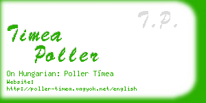 timea poller business card