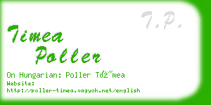 timea poller business card